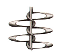 graphic of a ribbon impeller